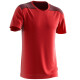 Pánské tričko Salomon  Essential Colorblock Fiery Red M - thumb (6)