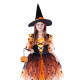 Rappa Dětský kostým oranžová Čarodějnice/Halloween   - thumb (1)