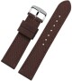 Řemínek nylon/kůže hnědý - 22 mm - thumb (0)