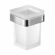 GEDY A81013 Samoa sklenka, mléčné sklo/chrom - thumb (0)