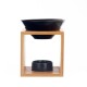 Orion Aromalampa porcelán/bambus BLACK - thumb (0)