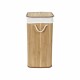 Compactor Bambusový koš na prádlo s víkem Compactor Bamboo - obdélníkový, přírodní, 43 x 35 x 60 cm - thumb (1)