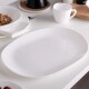 Altom Servírovací talíř z opálového skla White harmony 30 x 22,5 cm - thumb (1)