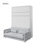 Dig-net nábytek Postel Lenart BED CONCEPT s pohovkou | bílá 140 x 200 cm - thumb (0)