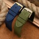 Řemínek nylon/kůže zelený - 19 mm - thumb (3)
