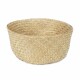 Compactor Pletený úložný košík z mořské trávy Belly, 35 x 32 cm, přírodní, M - thumb (4)