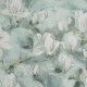 ArtFir Závěs GRACE K | zelené květiny 140 x 250 cm - thumb (5)