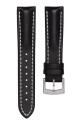 Kožený řemínek Biatec | Černý z teletiny - 20 mm - Bez spony - thumb (1)