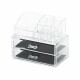 Organizér na kosmetiku Compactor – 2 zásuvky, horní úložný díl, čirý plast - thumb (0)