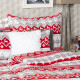 4Home Vánoční bavlněné povlečení Red Nordic, 220 x 200 cm, 2 ks 70 x 90 cm - thumb (4)