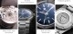 Nivada Grenchen F77 Titanium Dark Blue Aventurine - Canvas Velcro Strap - thumb (7)