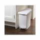 Simplehuman Pedálový koš Slim 10 l, bílá - thumb (1)