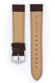 Řemínek Hirsch Merino  - zlatohnědý, mat - 18 mm - L – Standardní délka (doporučujeme) - 16 mm - Stříbrná - thumb (2)