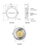 Nivada Grenchen Antarctic 35 mm Eggshell Beige - Bracelet Flat Link - thumb (15)