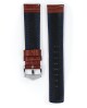 Řemínek Hirsch Grand Duke - zlatohnědý - 18 mm - L – Standardní délka (doporučujeme) - 16 mm - Stříbrná - thumb (2)