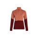Dámská mikina Icebreaker Merino 400 RealFleece Descender LS Z Cedar Wood/Port/Cb M - thumb (0)