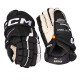 Hokejové rukavice CCM Tacks XF PRO Black/White Junior 12 palců - thumb (1)