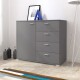 ArtPS Komoda ONE 100 | grafit - thumb (1)