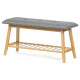 Autronic DR-N1012 GREY2 Botník s taburetem, 90 x 45 x 30 cm - thumb (0)