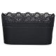 PROSPERPLAST LACE truhlík s krajkou 28,5 x 13,5 cm, antracit DLAC285 - thumb (1)