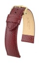 Řemínek Hirsch Rainbow - burgundy - 18 mm - M – Střední délka - 16 mm - Zlatá - thumb (0)