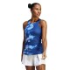 Dámské tílko adidas  Melbourne Tennis Y-Tank Top Multicolor/Blue L - thumb (3)