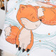 4Home Dětské bavlněné povlečení do postýlky Foxes, 100 x 135 cm, 40 x 60 cm - thumb (3)