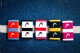 Potítka Head  Wristband STRIPED 2.5  Navy/White - thumb (1)