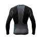 Pánské tričko Raidlight  Seamless LS S/M, černo-šedá - thumb (2)