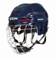 Hokejová helma CCM Tacks 70 Combo Navy Žák (youth) - thumb (2)