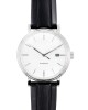 Řemínek Hirsch Hevea - černý - 22 mm - L – Standardní délka (doporučujeme) - 20 mm - Stříbrná - thumb (3)