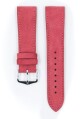 Řemínek Hirsch Osiris Nubuk - tmavě růžový - 16 mm - M – Střední délka - 14 mm - Stříbrná - thumb (1)