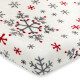 4Home Prostěradlo mikroflanel Snowflakes, 90 x 200 cm - thumb (0)