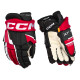 Hokejové rukavice CCM Tacks XF PRO Black/Red/White Junior 11 palců - thumb (0)