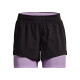 Dámské šortky Under Armour  Iso-Chill Run 2N1 Short-GRY L - thumb (0)