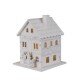 Vánoční svítící dekorace Dřevěný domek, 8 x 10 x 8 cm, LED - thumb (3)