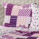 4Home Krepové povlečení Patchwork violet, 140 x 200 cm, 70 x 90 cm - thumb (2)