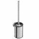 SAPHO XS305 X-Steel WC štětka, válcová malá, černý kartáč, broušený nerez  - thumb (0)