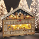 Solight LED adventní kalendář  horská chata, 10x LED, 50x40cm, 2x AA - thumb (9)