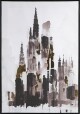 ArtFir Obraz MĚSTO 608 | šedá 50 x 70 cm - thumb (0)