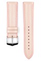 Řemínek Hirsch Lindsey - béžovo-růžový - 20 mm - M – Střední délka - 18 mm - Stříbrná - thumb (1)