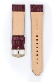 Řemínek Hirsch Rainbow - burgundy - 18 mm - M – Střední délka - 16 mm - Zlatá - thumb (2)