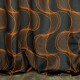 ArtFir Závěs FIELD K | černá/červená 140 x 250 cm - thumb (6)