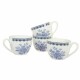 4dílná sada porcelánových šálků Blue Rose, 90 ml - thumb (0)