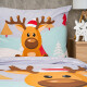 4Home Bavlněné povlečení Christmas reindeer, 140 x 200 cm, 70 x 90 cm - thumb (3)