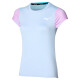 Dámské tričko Mizuno  Charge Printed Tee  Halogen Blue S - thumb (0)
