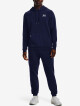 Pánská mikina Under Armour  Essential Fleece Hoodie-NVY S - thumb (1)