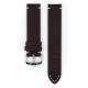 Řemínek Hirsch Ranger - hnědý - 22 mm - L – Standardní délka (doporučujeme) - 22 mm - Stříbrná - thumb (1)