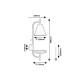 Rabalux 71293 nástěnná industriální lampa Azome - thumb (3)