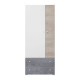 Meblar Šatní skříň SIGMA SI3 L/P Barva: beton/bílá/dub - thumb (0)